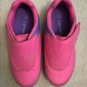 Carter's Vibrant Pink and Purple Slip-On Cleats